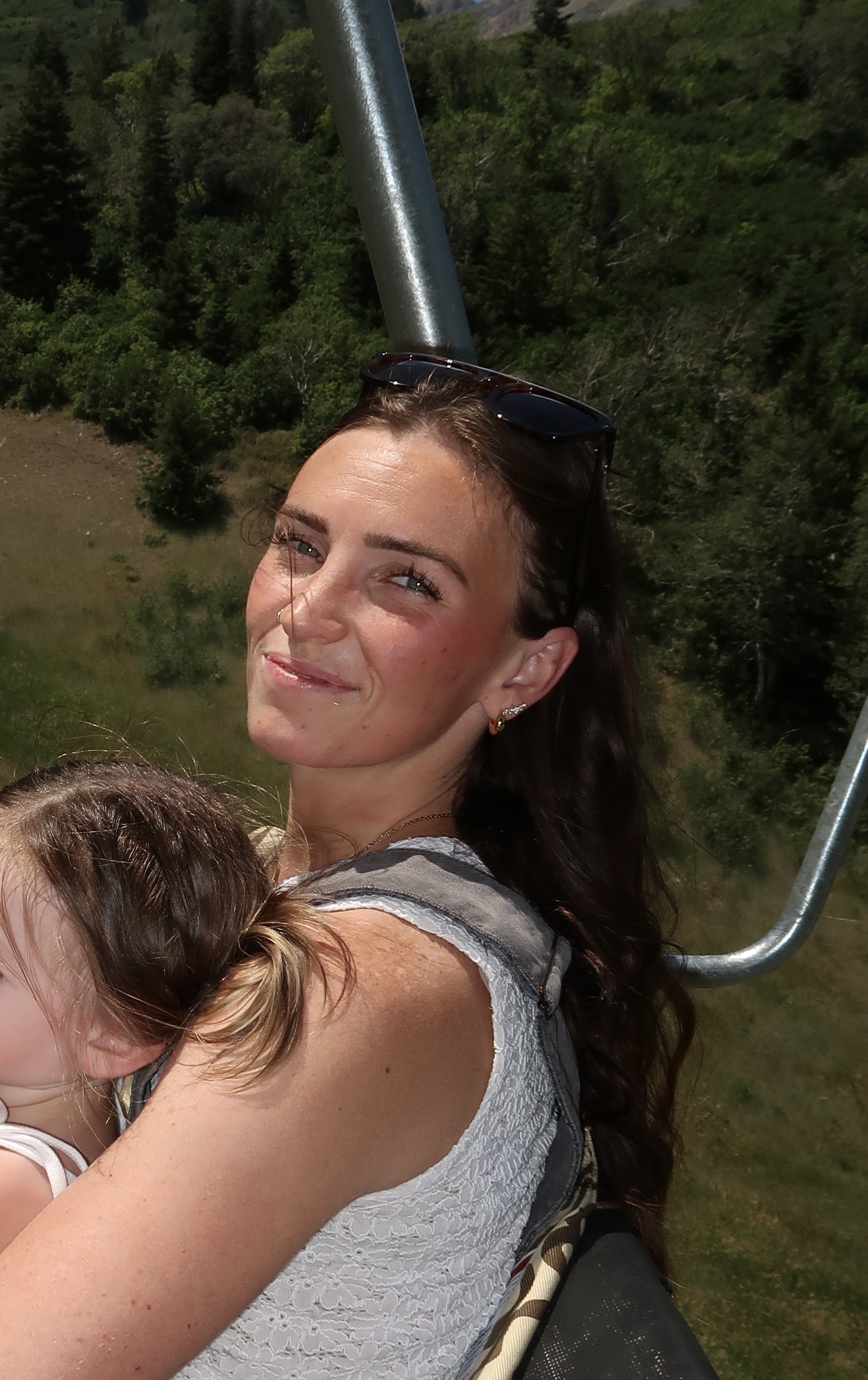 Steph Evans smiling outdoors